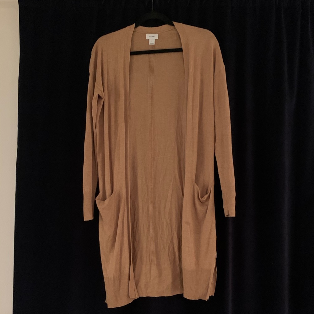Old navy long cardigan duster sweater